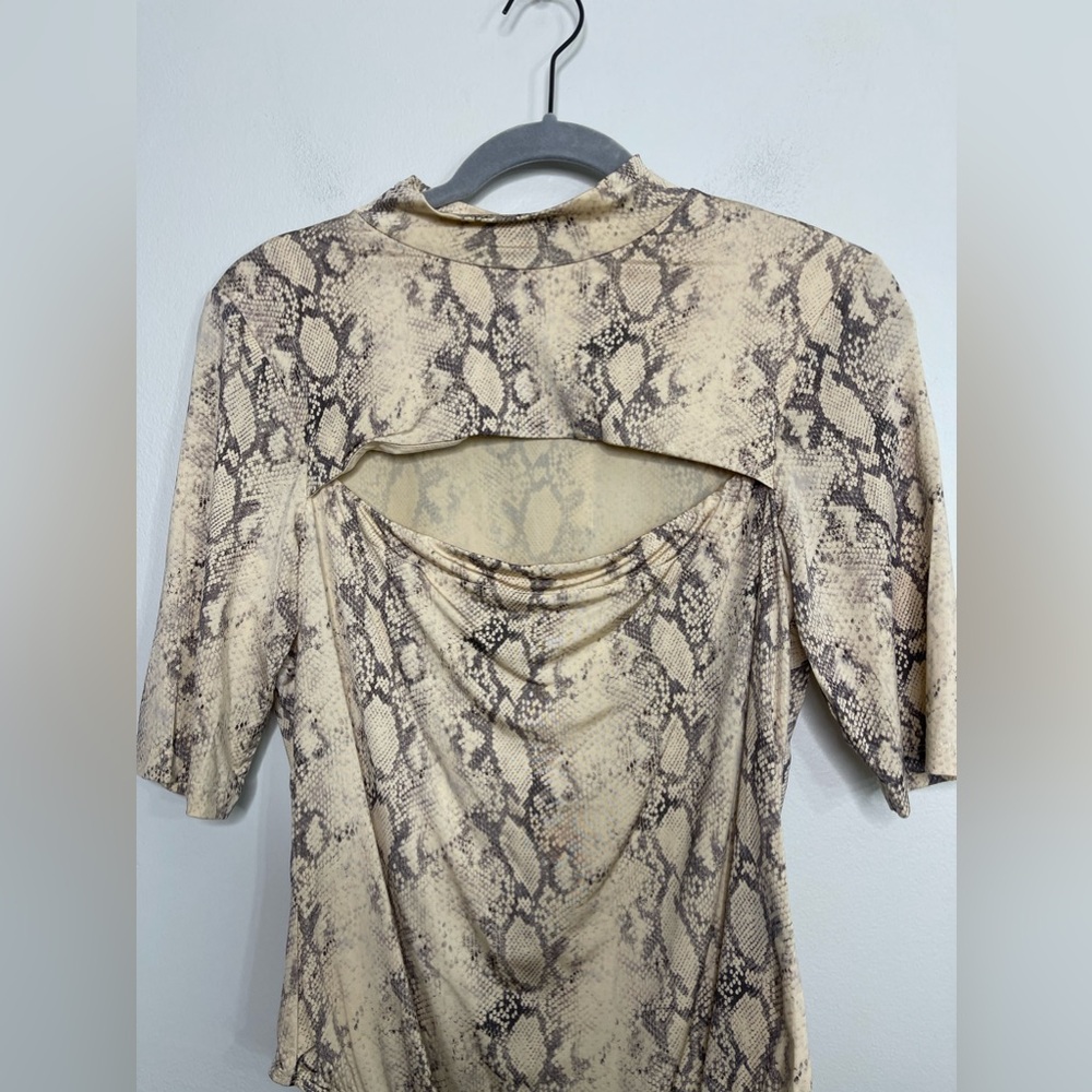 Jonathan Simkhai Snake Print Bodysuit - Picture 3 of 9